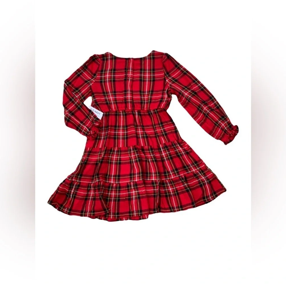 Old Navy NWT Size 5T Red Holiday Plaid Dress
